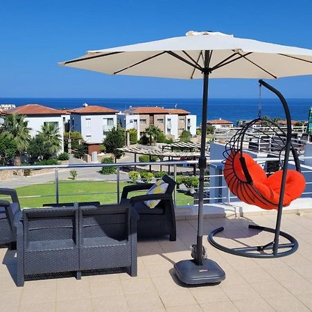 Sea And Mountain View Beachfront Penthouse Yali Exterior photo